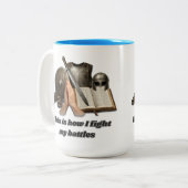 How I Fight My Battles ツートーンマグカップ (正面左)