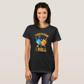 How I Roll Dreidel Ugly Hanukkah Sweater Tシャツ (正面フル)