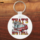 How I Roll Fire Truck キーホルダー (正面)