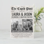 How it Started How its Going Valentine Newspaper シーズンカード (スタンド正面)