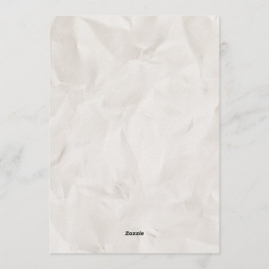 How it Started How its Going Valentine Newspaper シーズンカード (裏面)