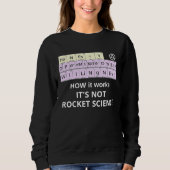 HOW it Works Not Rocket Science Periodic Elements  スウェットシャツ (正面)