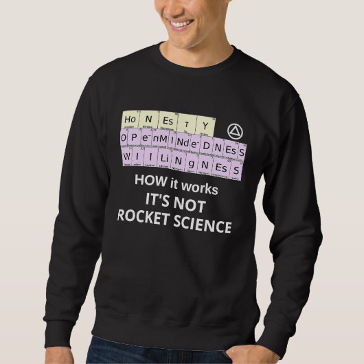 HOW it Works Not Rocket Science Periodic Elements  スウェットシャツ (正面)