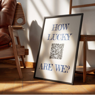 HOW LUCKY ARE WEプリント、バリューポスター紙（マット） ポスター