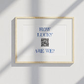 HOW LUCKY ARE WEプリント、バリューポスター紙（マット） ポスター