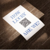 HOW LUCKY ARE WEプリント、バリューポスター紙（マット） ポスター