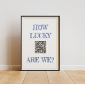 HOW LUCKY ARE WEプリント、バリューポスター紙（マット） ポスター