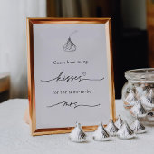 How many キスfor the Soon to be Mrs. Sign ポスター