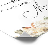 How many キスfor the Soon to be Mrs. Sign ポスター (角)