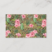 How Many Animal Crackers Pink Safari Game Card プレイスカード (裏面)