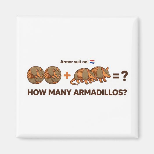 How Many Armadillos? Animal World Quest for Toddle マグネット (正面)