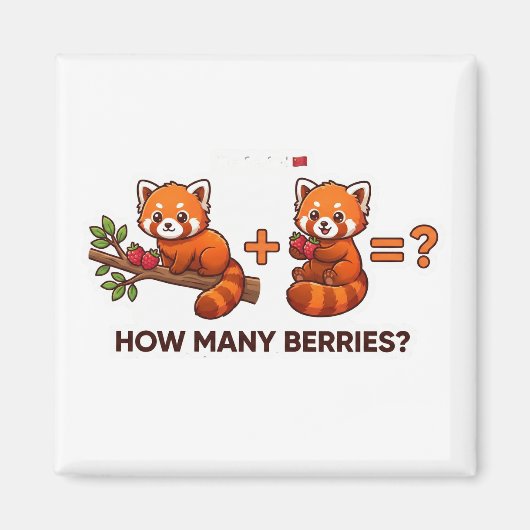 How Many Berries? Animal World Quest for Toddlers マグネット (正面)