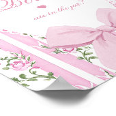 How many Bows Guessing Game Coquette Bow Pink ポスター (角)