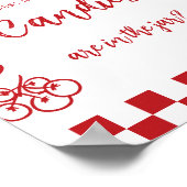 How many candies Italian Red Bow Hand drawn game ポスター (角)