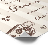 How Many Coffee Beans Guessing Game Sign ポスター (角)