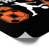 How Many Days Funny 67 Meme Soccer Practicing Humo ポスター (角)