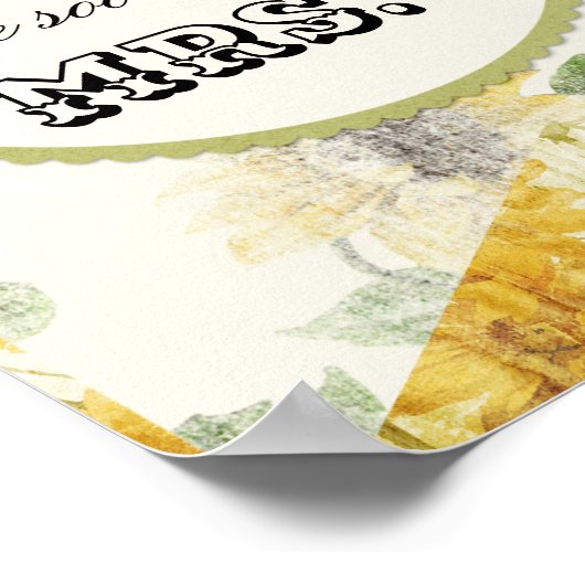 How Many Kisses Bridal Shower Game ポスター (角)