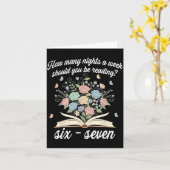 How Many Night A Week Should You Be Reading 67 Mem カード (黄色い花)