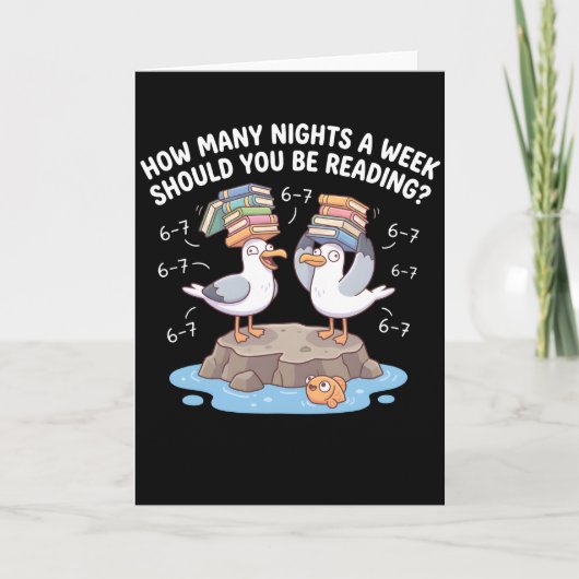 How Many Nights a Week Should You Be Reading? 67 カード (正面)