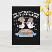 How Many Nights a Week Should You Be Reading? 67 カード (黄色い花)