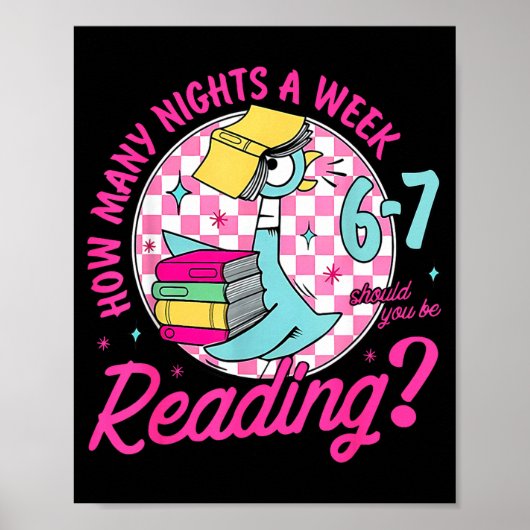How Many Nights A Week Should You Be Reading 67 Me ポスター (正面)
