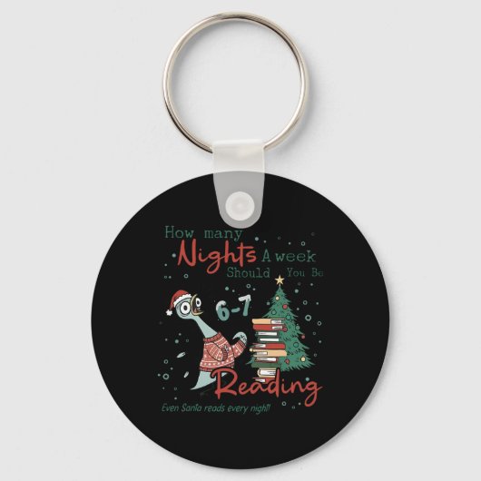 How Many Nights A Week Should You Be Reading 67 Te キーホルダー (正面)