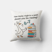 How Many Nights a Week Should You Be Reading 6-7 クッション (裏面)