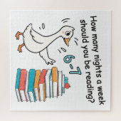 How Many Nights a Week Should You Be Reading 6-7 ジグソーパズル (横)