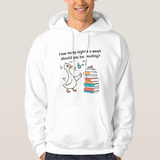 How Many Nights a Week Should You Be Reading 6-7 パーカ (正面)