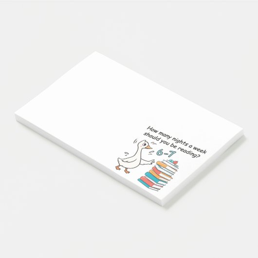 How Many Nights a Week Should You Be Reading 6-7 ポストイット (アングル)