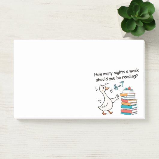 How Many Nights a Week Should You Be Reading 6-7 ポストイット (オフィス)