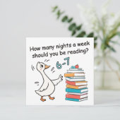 How Many Nights a Week Should You Be Reading 6-7 招待状 (スタンド正面)