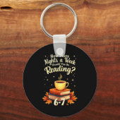 How Many Nights A Week Should You Be Reading 6 7 F キーホルダー (正面)