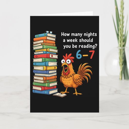 How Many Nights A Week Should You Be Reading 6–7 T カード (正面)
