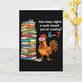 How Many Nights A Week Should You Be Reading 6–7 T カード (黄色い花)