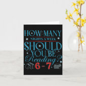 How Many Nights A Week Should You Be Reading 6–7 T カード (黄色い花)