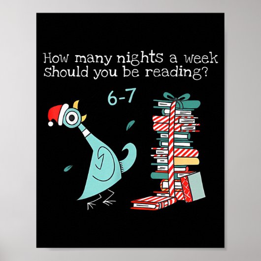 How Many Nights A Week Should You Be Reading 6-7 T ポスター (正面)
