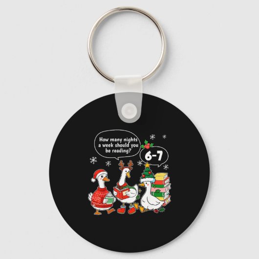 How Many Nights A Week Should You Be Reading 6-7 X キーホルダー (正面)