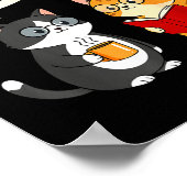 How Many Nights Reading 67 Englieacher Cats Book L ポスター (角)