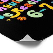 How Many Nights Reading 67 Funny Meme Six Seven Te ポスター (角)