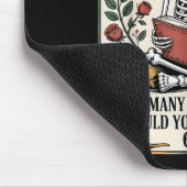 How Many Nights Reading Meme 6 7 Funny Book Lover  マウスパッド (コーナー)