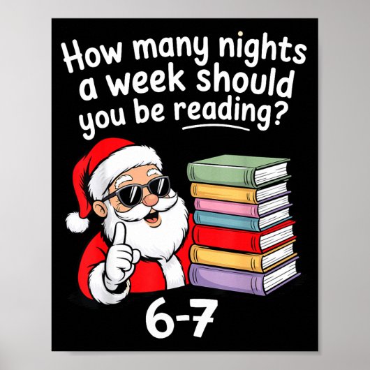 How Many Nights Reading Teacher 67 Christmas Six S ポスター (正面)