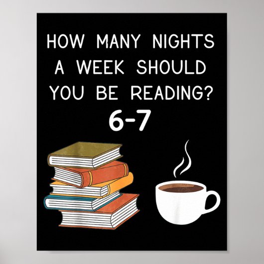 How Many Nights Should You Be Reading 6-7 ポスター (正面)