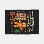 How Many Nights Should You Be Reading 6 7 Gingerbr フリースブランケット (正面(横))