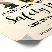 How Many Safety Pins Game Little Recruit Shower ポスター (角)