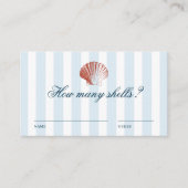 How many Shells Guessing Game エンクロージャーカード (正面)