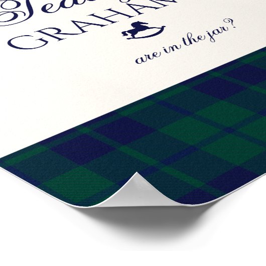 How many teddy grahams Teddy Bear Red Bow ポスター (角)