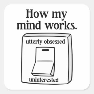 How My Mind Works スクエアシール