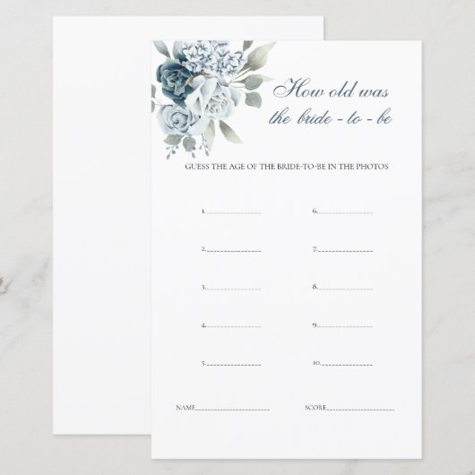 How Old The Brideフローラ (正面/裏面)