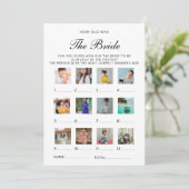 How Old Was The Bride Wedding Bridal Shower Game 招待状 (スタンド正面)